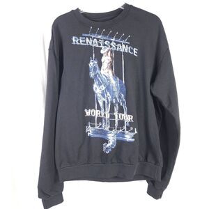 NWOT Beyonce Renaissance World Tour Crewneck Sweatshirt Pullover Unisex Small